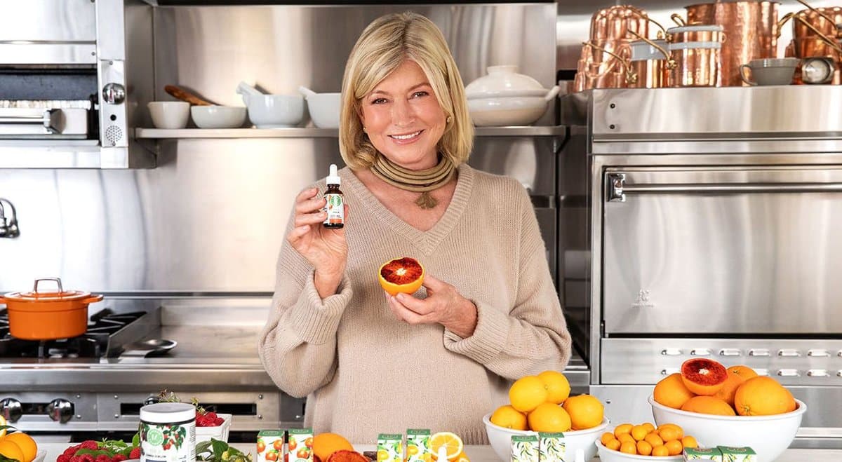 Martha Stewart releases Christmas-themed CBD gift box