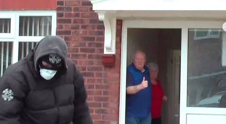 Masked UK Rapper 'Outlaw' Delivering Joints Door-To-Door