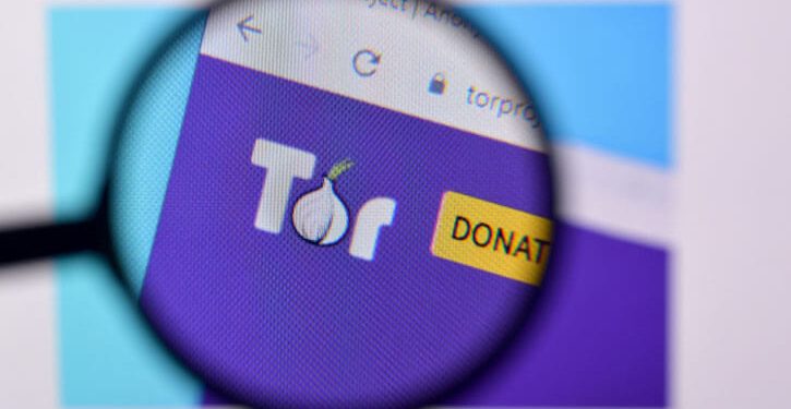 Tor software used to access dark web