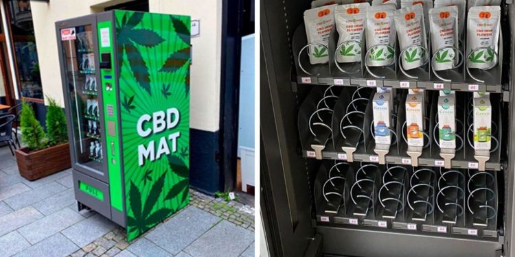CBD vending machines in Prague