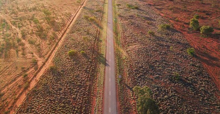 Road in the Australian outback