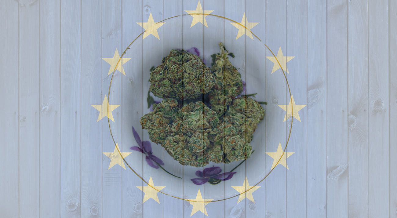 Cannabis on the European Union flag