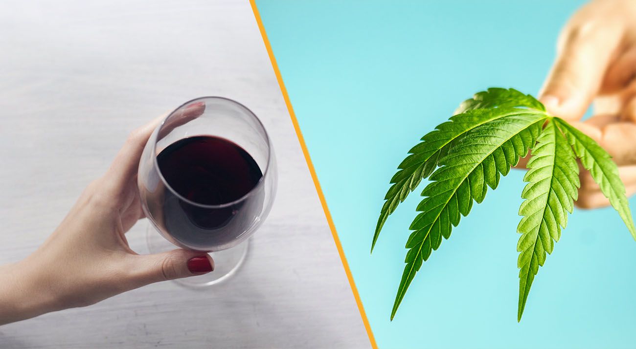 Alcohol and cannabis being offered