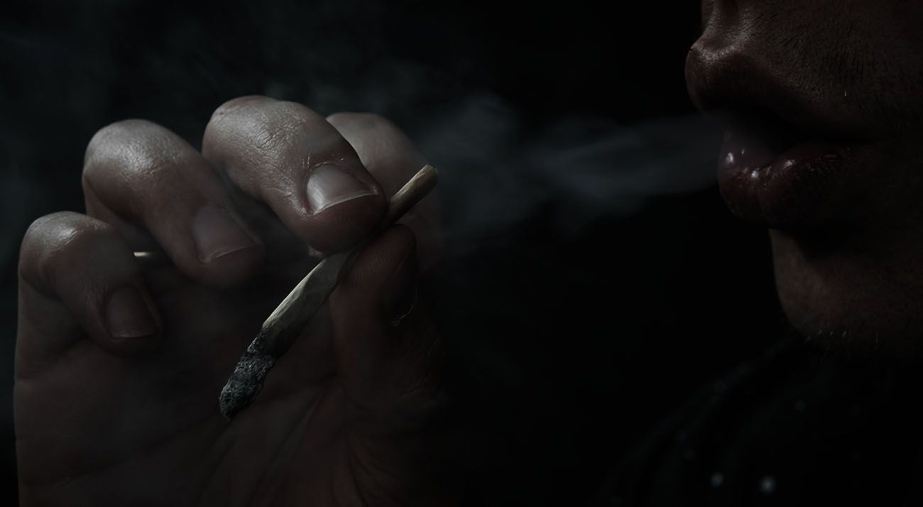 Smoking synthetic cannabis