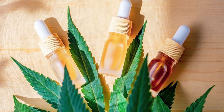 Cannabis oils and cannabis leaf
